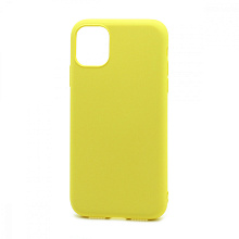 Чехол Silicone Case NEW ERA (накладка/силикон) для Apple iPhone 11/6.1 желтый
