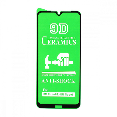 Защитная пленка Ceramic для Xiaomi Redmi Note 8/Note 8T противоударная тех. пак