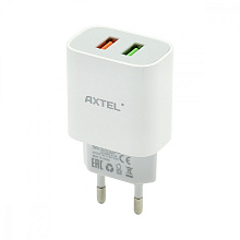 СЗУ с выходом USB AXTEL (2USB/2.4A) белое