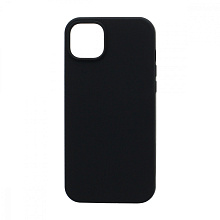 Чехол Silicone Case без лого для Apple iPhone 14 Plus/6.7 (полная защита) (018) черный