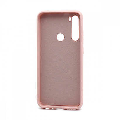 Чехол Silicone Case NEW ERA (накладка/силикон) для Xiaomi Redmi Note 8 светло розовый
