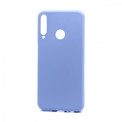 Чехол Silicone Case NEW ERA (накладка/силикон) для Huawei Honor 9C/P40 Lite E голубой