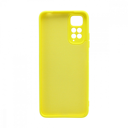 Чехол Silicone Case NEW ERA (накладка/силикон) для Xiaomi Redmi Note 11/Redmi Note 11S желтый