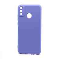 Чехол Silicone Case NEW ERA (накладка/силикон) для Huawei Honor 9X Lite сиреневый