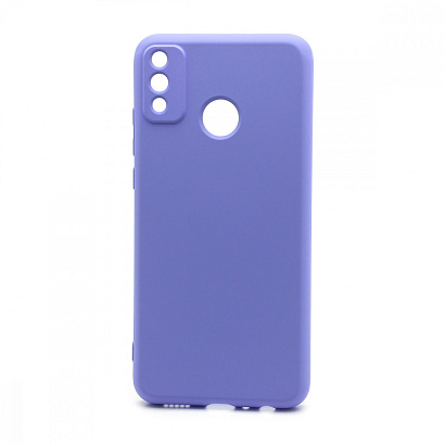 Чехол Silicone Case NEW ERA (накладка/силикон) для Huawei Honor 9X Lite сиреневый