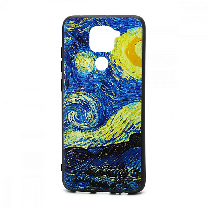 Чехол EDIVIA 3D Print (накладка/силикон-пластик) для Xiaomi Redmi Note 9 (020)