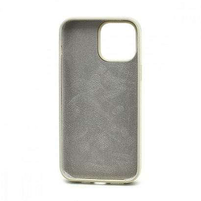 Чехол Silicone Case без лого для Apple iPhone 13 Pro Max/6.7 (полная защита) (011) бежевый