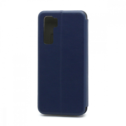 Чехол-книжка BF модельный (силикон/кожа) для Huawei Honor 30S/Nova 7SE синий
