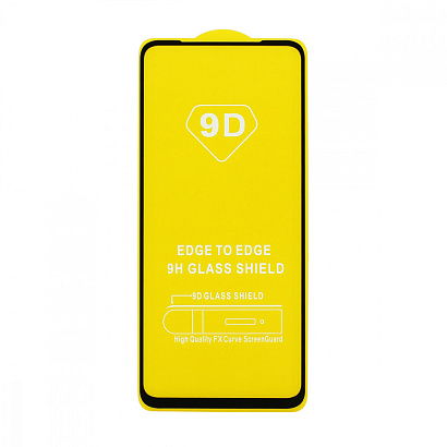 Защитное стекло Full Glass для Xiaomi Redmi Note 10T черное (Full GC) тех. пак