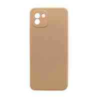 Чехол Silicone Case NEW ERA (накладка/силикон) для Samsung Galaxy A03 светло розовый