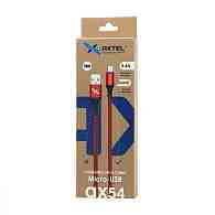 Кабель USB - Micro USB Axtel AX54 (100см) красный