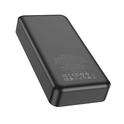 Внешний аккумулятор HOCO J102A Cool figure 20000 mAh (PD20W/QC3.0/LED) черный