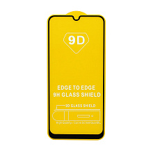 Защитное стекло Full Glass для Samsung Galaxy A20 (A205) черное (Full GC) тех. пак