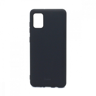 Чехол OU Lovely Fruit для Samsung Galaxy A31 (A315) силикон в блистере матовый черный