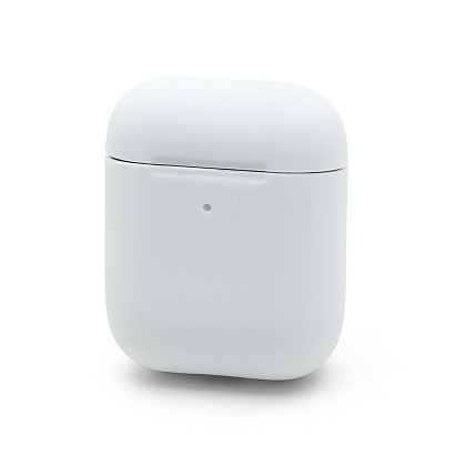 Чехол для наушников AirPods 2 Silicone Case (014) белый