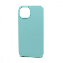 Чехол Silicone Case без лого для Apple iPhone 13/6.1 (полная защита) (044) светло голубой