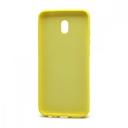 Чехол Silicone Case NEW ERA (накладка/силикон) для Xiaomi Redmi 8A желтый