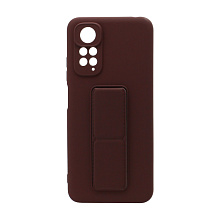 Чехол Magnetic Stend 2 для Xiaomi Redmi Note 11/Redmi Note 11S (006) бордовый