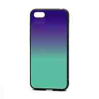 Чехол со стеклянной вставкой Gradient для Huawei Honor 7A/7S/Y5 2018 (004) сине-голубой