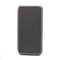 Чехол-книжка BF модельный (силикон/кожа) для Samsung Galaxy S21 серебристый