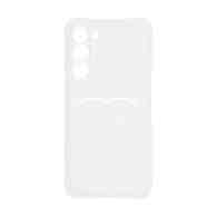 Чехол с кармашком для Samsung Galaxy S23 Plus прозрачный (001)