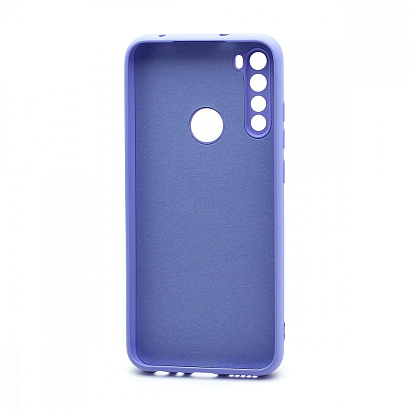 Чехол Silicone Case NEW ERA (накладка/силикон) для Xiaomi Redmi Note 8T сиреневый