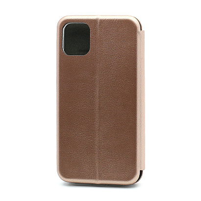Чехол-книжка BF модельный (силикон/кожа) для Apple iPhone 11/6.1 розовый
