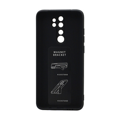 Чехол Magnetic Stend 2 для Xiaomi Redmi Note 8 Pro (004) черный
