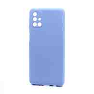 Чехол Silicone Case NEW ERA (накладка/силикон) для Samsung Galaxy M31S голубой