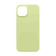 Чехол Silicone Case без лого для Apple iPhone 14/6.1 (полная защита) (051) желтый