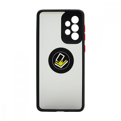 Чехол Shockproof Ring для Samsung Galaxy А33 (003) черно-красный
