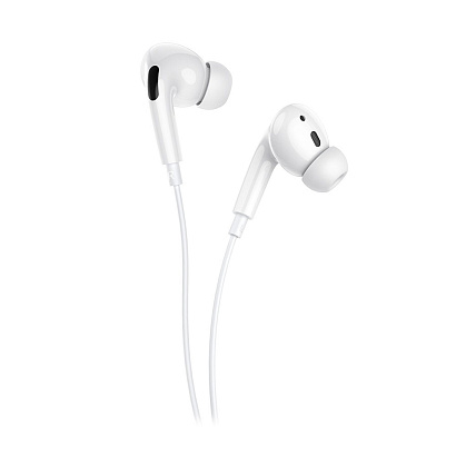 Наушники с микрофоном HOCO M-1 Pro (3.5 mm jack) белые