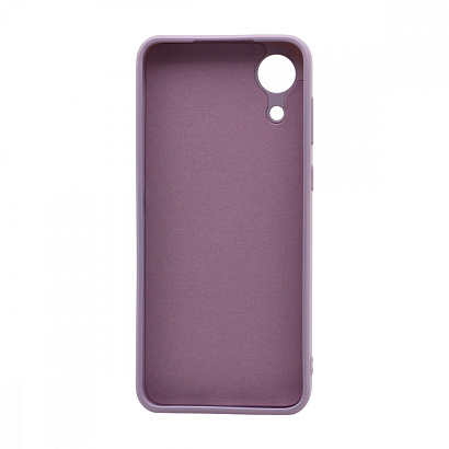 Чехол Silicone Case NEW ERA (накладка/силикон) для Samsung Galaxy A03 Core сиреневый