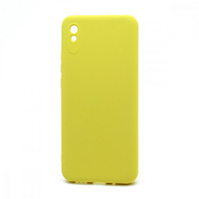 Чехол Silicone Case NEW ERA (накладка/силикон) для Xiaomi Redmi 9A желтый