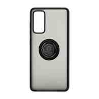 Чехол Shockproof Ring для Samsung Galaxy S20 FE (003) черно-красный
