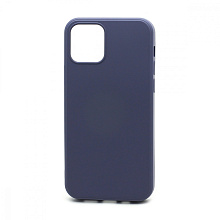 Чехол Silicone Case NEW ERA (накладка/силикон) для Apple iPhone 12/12 Pro/6.1 серый