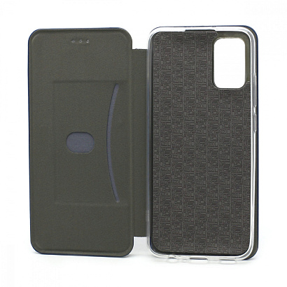 Чехол-книжка BF модельный (силикон/кожа) для Samsung Galaxy A02S/M02S синий