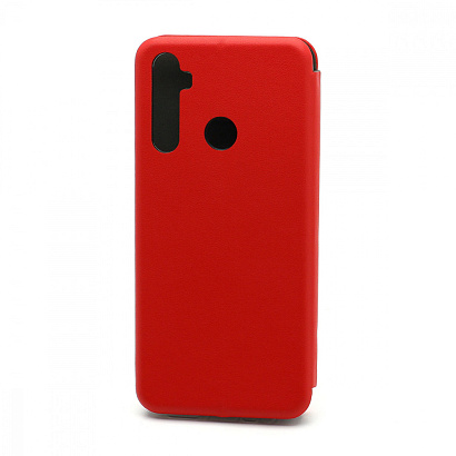 Чехол-книжка BF модельный (силикон/кожа) для Realme 5 красный