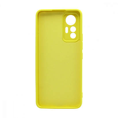 Чехол Silicone Case NEW ERA (накладка/силикон) для Xiaomi 12 Lite желтый