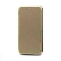 Чехол-книжка BF модельный (силикон/кожа) для Apple iPhone 13 Pro Max/6.7 золотистый