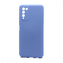 Чехол Silicone Case NEW ERA (накладка/силикон) для Huawei Honor 10X Lite голубой