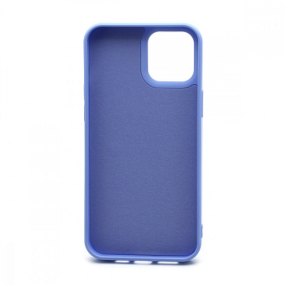 Чехол Silicone Case NEW ERA (накладка/силикон) для Apple iPhone 12 Pro Max/6.7 голубой