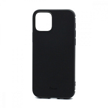 Чехол OU Lovely Fruit для Apple iPhone 12/12 Pro/6.1 силикон в блистере матовый чёрный