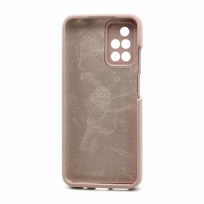 Чехол Silicone Cover Color для Xiaomi Redmi 10 (018) бежевый полная защита