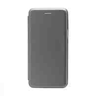 Чехол-книжка BF модельный (силикон/кожа) для Samsung Galaxy S22 серебристый