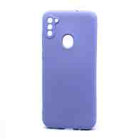 Чехол Silicone Case NEW ERA (накладка/силикон) для Samsung Galaxy A11/M11 сиреневый