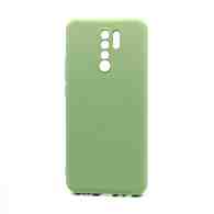 Чехол Silicone Case NEW ERA (накладка/силикон) для Xiaomi Redmi 9 зеленый