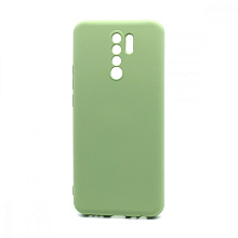 Чехол Silicone Case NEW ERA (накладка/силикон) для Xiaomi Redmi 9 зеленый