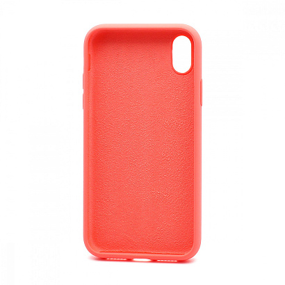 Чехол Silicone Case без лого для Apple iPhone XR (полная защита) (029) оранжевый
