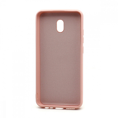 Чехол Silicone Case NEW ERA (накладка/силикон) для Xiaomi Redmi 8A светло розовый